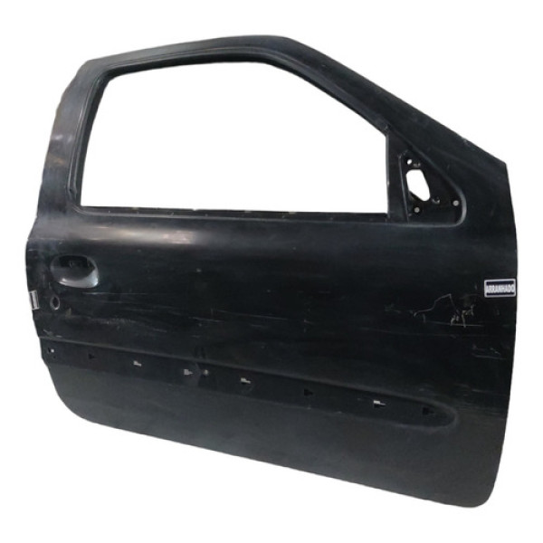 Porta Dianteira Direita Renault Clio 2000 A 2011 Preto
