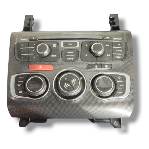 Painel Controle De Ar Condicionado E Som C4 Lounge 2013 A 16