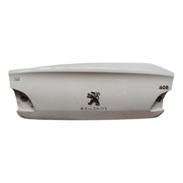 Tampa Traseira Porta Mala Peugeot 408 2012 A 2016 Branco