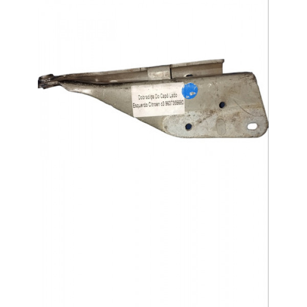 Braço Dobradiça Capô  Lado Esquerdo 9637365680 Citroen C3 
