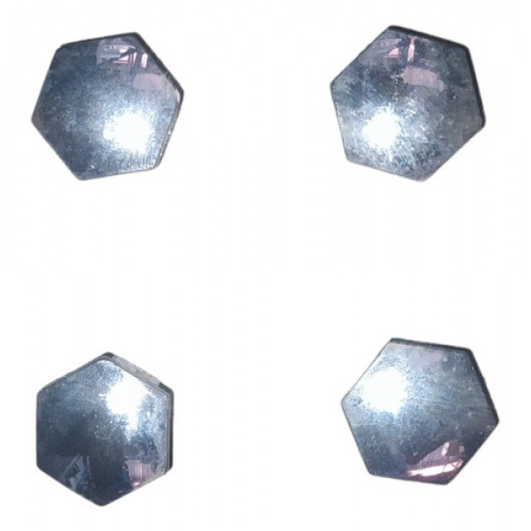 Jogo 4 Capa Tampa Parafuso Roda Citroen C4 Peugeot 307 17mm