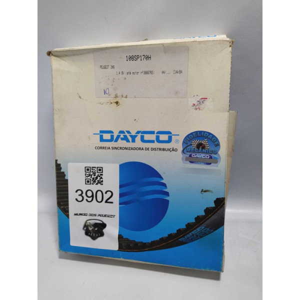 Correia Dentada 108 Dentes Para Peugeot 206 1.4 8v 3666765