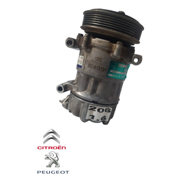 Compressor Ar Condicionado Peugeot 206 1.6 2005 9655191580