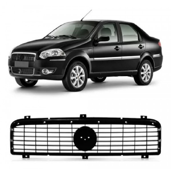 Grade Fiat Siena 2008 2009 2010 2011 Preta