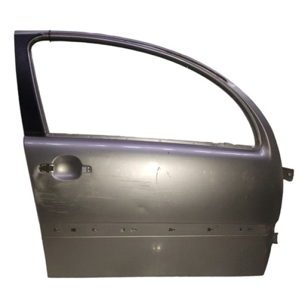 Porta Dianteira Direita Citroen C3 2002 A 2012 Prata 