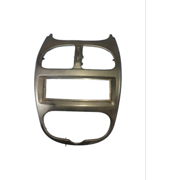 Moldura Acabamento Central Painel Peugeot 206 Hatch Sw 