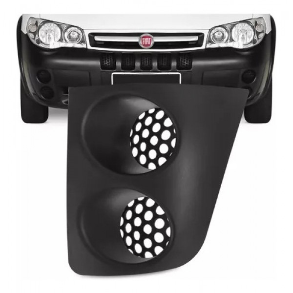 Moldura Farol Milha Esquerdo Palio Week Strada Adv 04 A 07