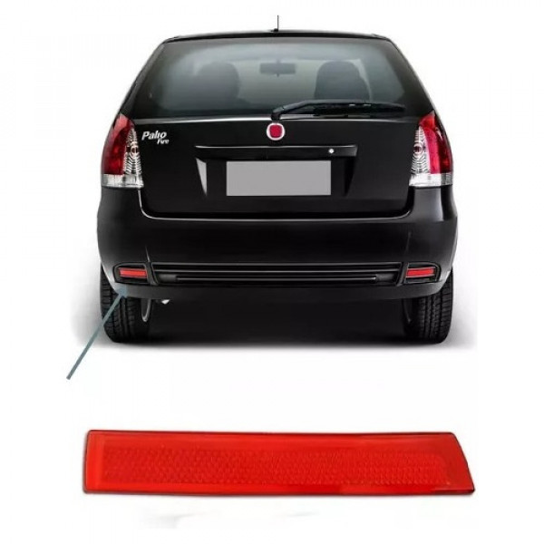 Olho De Gato Parachoque Traseiro Palio 2004 A 2010 Esquerdo