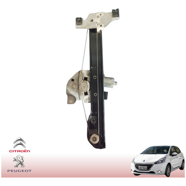 Maquina Vidro Elétrica Diant Esq Peugeot 208 2015 9806088280