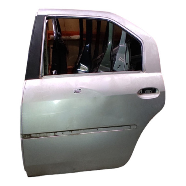 Porta Traseira Esquerda Renault Logan 2008 A 2014 Cinza