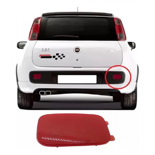 Refletor Parachoque Traseiro Olho Direito Novo Uno 