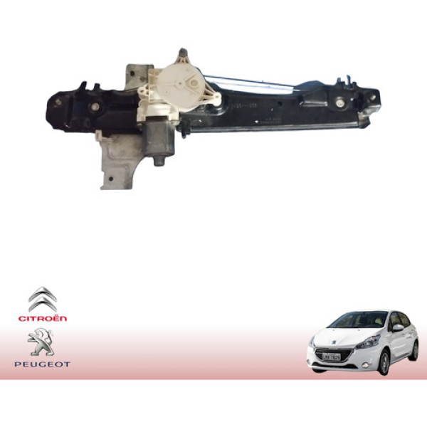 Máquina Vidro Traseira Esquerda Peugeot 208 2015 9803018880