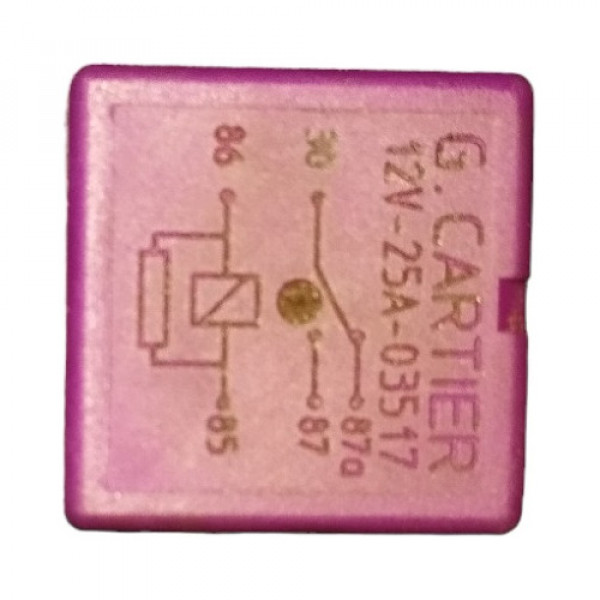 Relê Resistência Roxo 12v 25a 03517 Peugeot Citroen