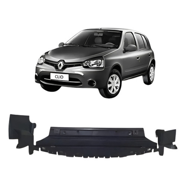 Defletor Spoiler Inferior Parachoque Renault Clio 2003/2012