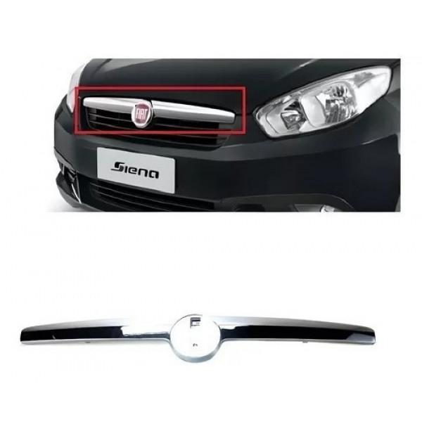 Moldura Frontal Fiat Grand Siena 2012 A 2021 