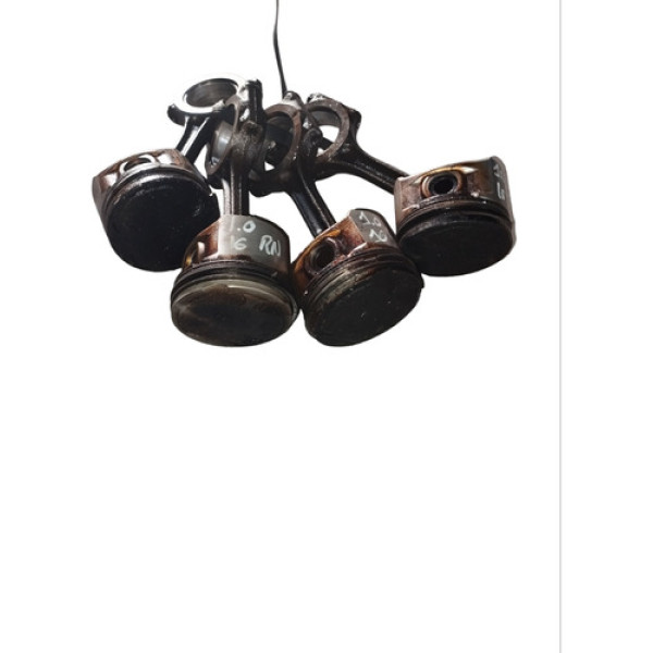 Jogo Pistão Biela Renault Clio Logan Sandero 1.0 16v 2012