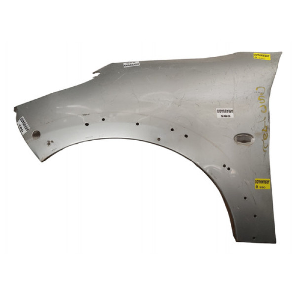 Paralama Esquerdo Peugeot Hoggar 2010 A 2015 Prata 