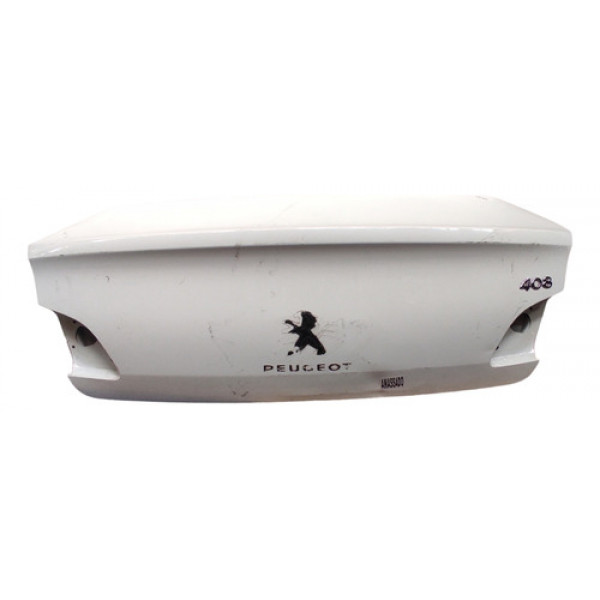 Tampa Traseira Porta Mala Peugeot 408 2011 A 2016 Branco