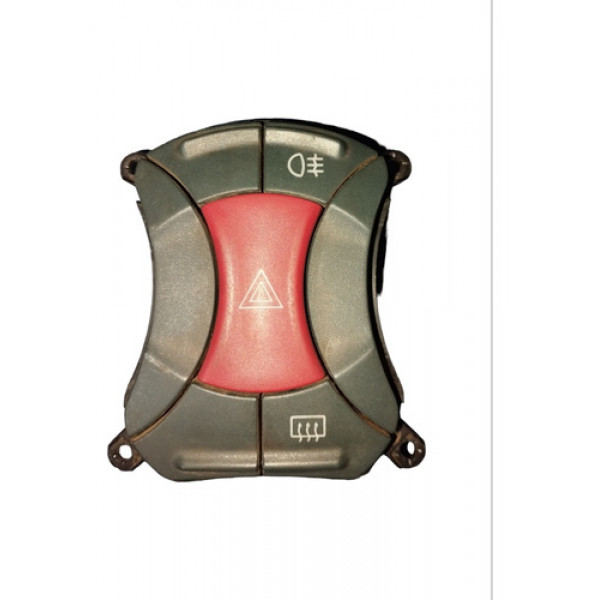 Botão Do Pisca Alerta Fiat Doblo 2002a 2010 Desembaçador 