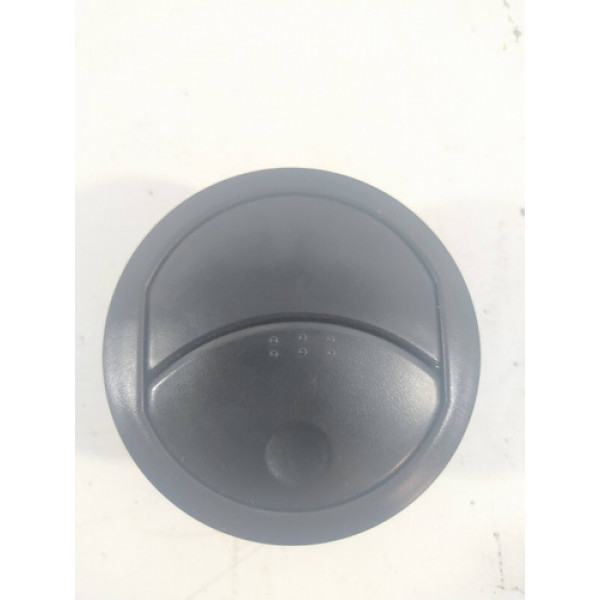 Difusor Lateral Ar Novo Uno Fiorino 2010 A 2017 Preto