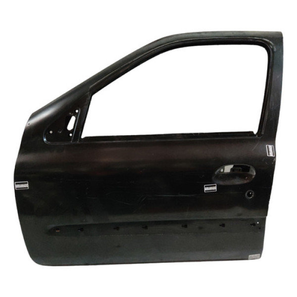 Porta Dianteira Esquerda Renault Clio 2000 A 2012 Preto