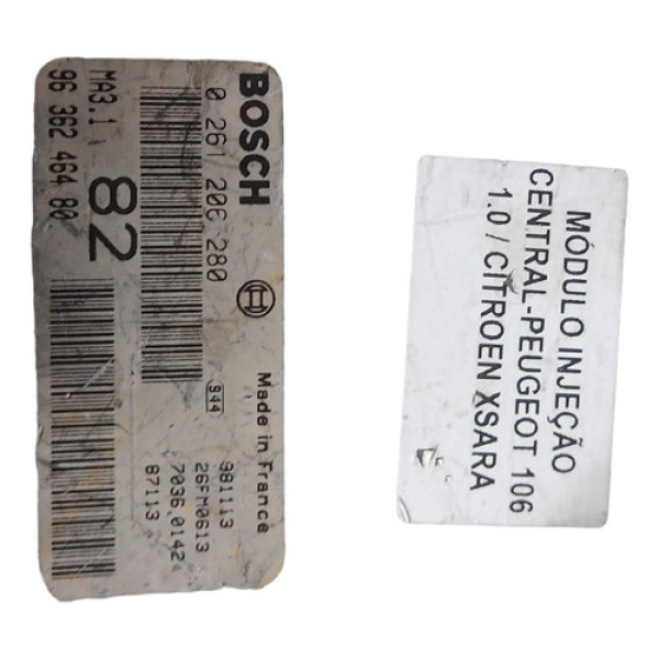Módulo Injeção Central Peugeot 106 1.0 9636246480