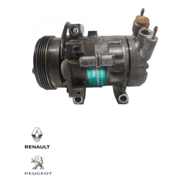 Compressor Ar Peugeot 206 207 Clio 1.0 Sd6v12 1432