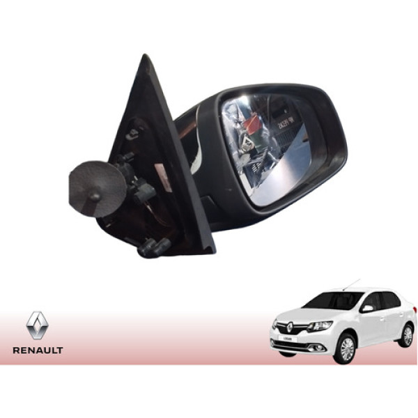 Retrovisor Manual Direito Original Renault Logan 2014 A 2021