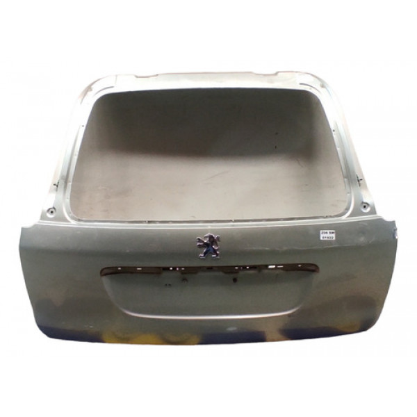 Tampa Traseira Porta Mala Peugeot 206 Sw 2004 A 2009 Prata