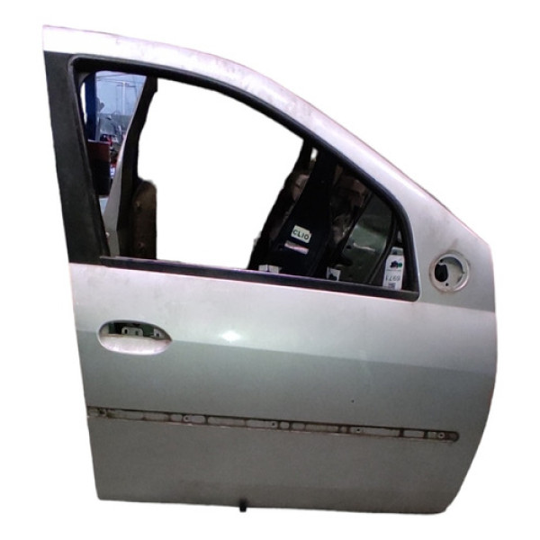 Porta Dianteira Direita Renault Logan 2008 A 2012 Cinza
