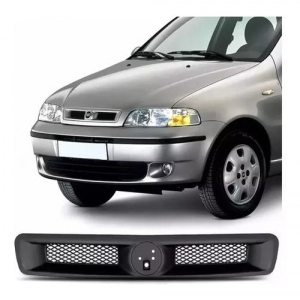 Grade Dianteira Palio Strada Weekend 2000 2006 Preta