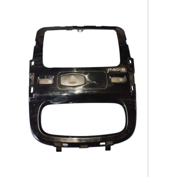 Moldura Central Renault Duster 2012 A 2015 Com Botões 