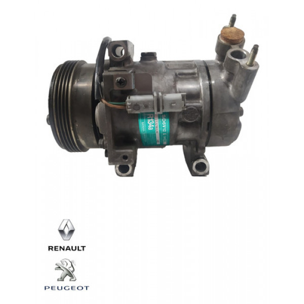 Compressor De Ar Peugeot 206 207 Clio 1.0 Sd6v12 1432