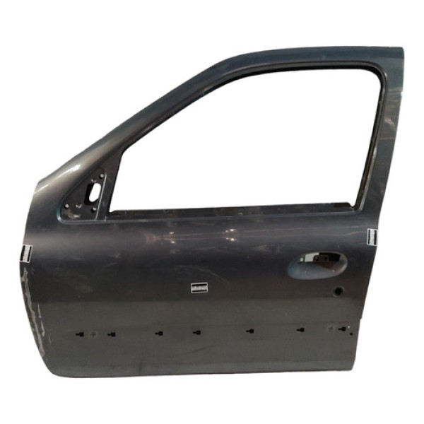 Porta Dianteira Esquerda Renault Clio 2000 A 2012 Cinza 