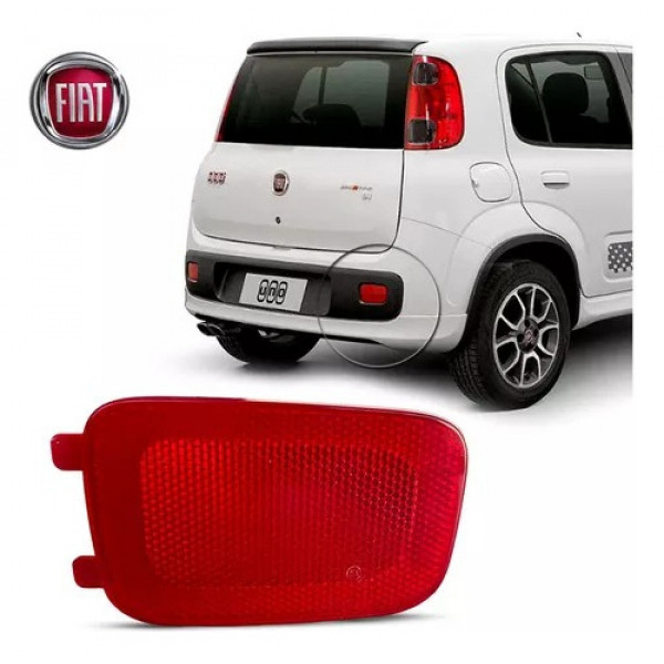 Olho Gato Do Parachoque Traseiro Uno Way 2011 A 2014 Ld