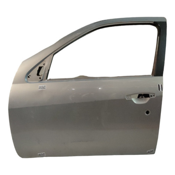 Porta Dianteira Esquerda Renault Symbol 2010 A 2014 Prata 