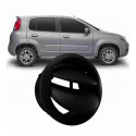 Difusor De Ar Lateral Novo Uno Fiorino 2010 A 2017 Preto