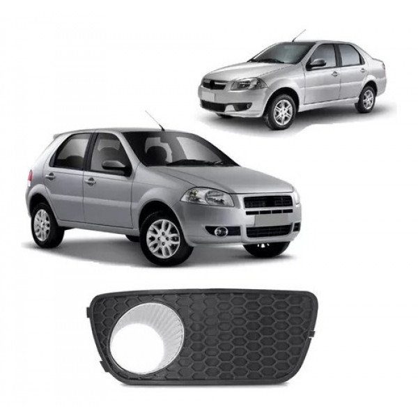 Grade Parachoque Palio Siena 2004 2005 2006 2007 2008 Preto