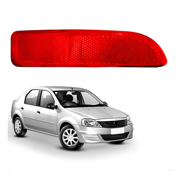 Olho De Gato Traseiro Direito Logan Sandero 2011 A 2013