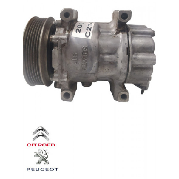 Compressor Peugeot 206 Sanden Sd6v12 Modelo 1432