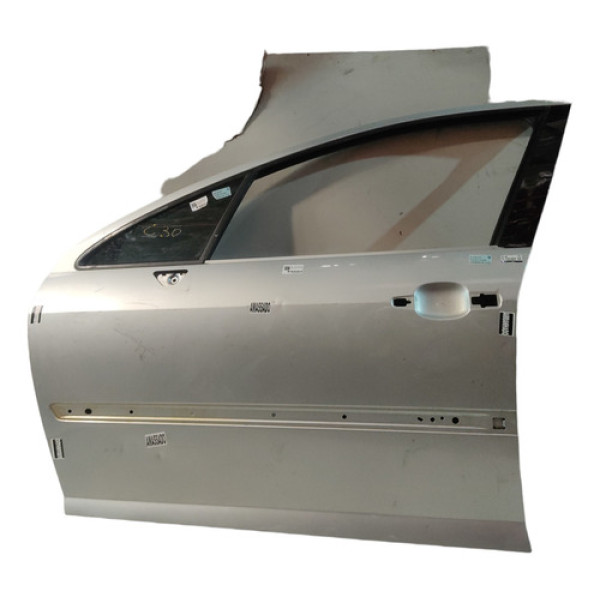 Porta Dianteira Esquerda Peugeot 407 2005 A 2010 Prata