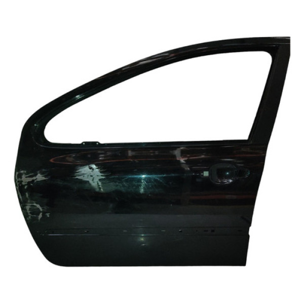 Porta Dianteira Esquerda Peugeot 307 2001 A 2013 Preta 