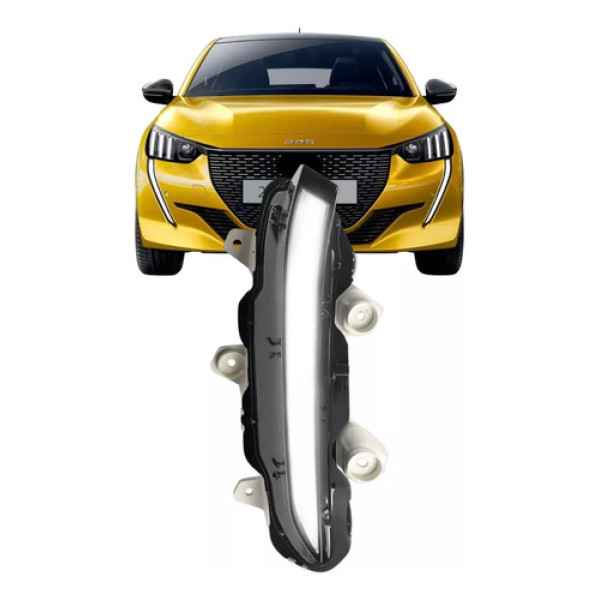 Farol Milha Led Drl Peugeot 208 2021 2022 Lado Direito