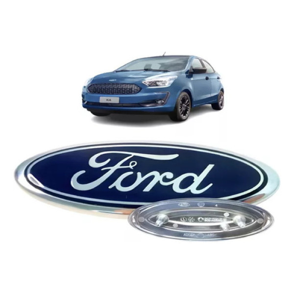 Emblema Parachoque Dianteiro Ford Ka 2015 2016 2017 2018