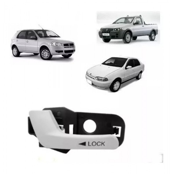 Maçaneta Interna Traseira Esquerda Palio 2004 A 2017 