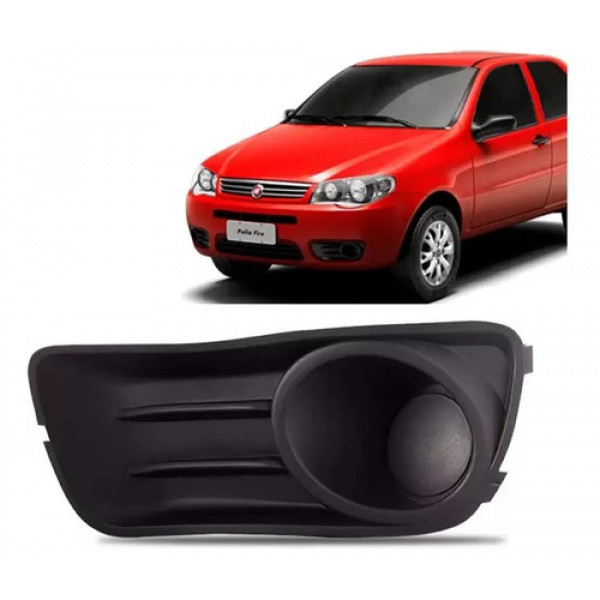 Grade Moldura Milha Palio 2008 A 2016 Sem Furo Esquerda 