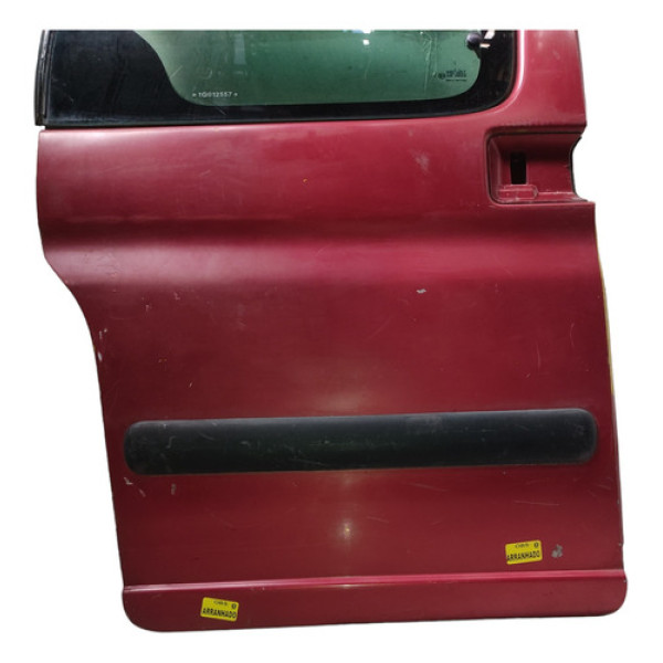 Porta Traseira Direita Citroen Berlingo 2000 A 2004 Vermelho