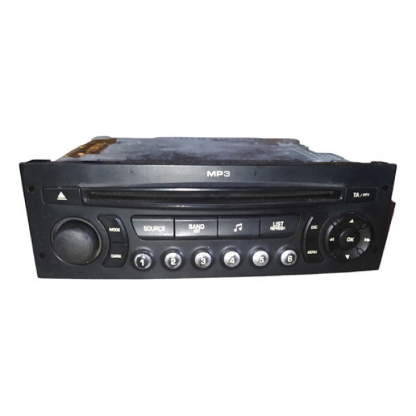 Rádio Cd Mp3 Peugeot 307 Citroen C4 96649344xt