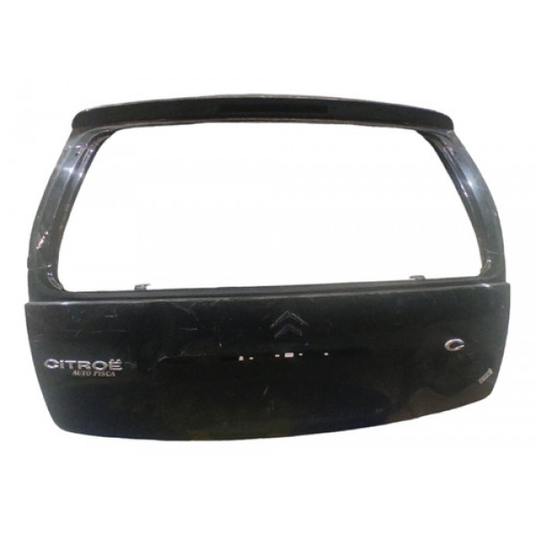 Tampa Traseira Porta Mala Citroen C3 2006 A 2012 Preto