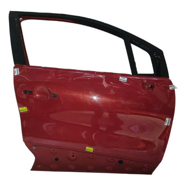 Porta Dianteira Direita Renault Captur 2016 A 2022 Vermelha 